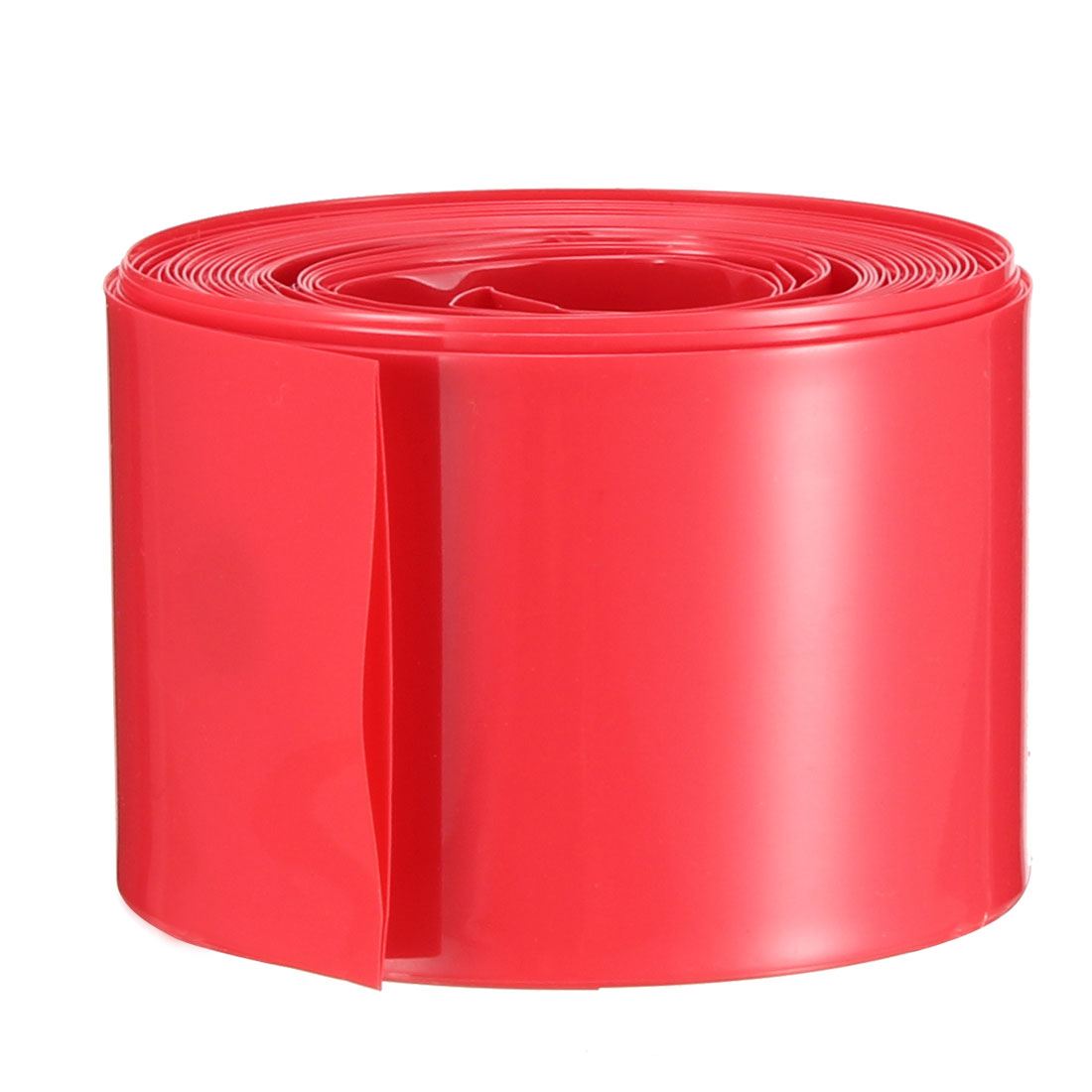 uxcell Uxcell PVC Heat Shrink Tubing 29.5mm Flat Width Heat Shrink Wrap Tube for 18650 5 Meter Length Red