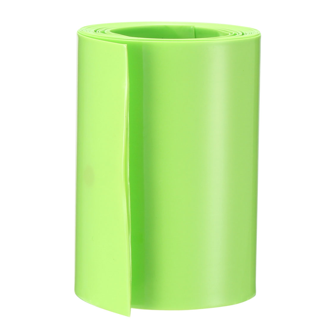 uxcell Uxcell PVC Heat Shrink Tubing 67mm Flat Width Heat Shrink Wrap for AA Power Supplies 2 Meters Length, Green