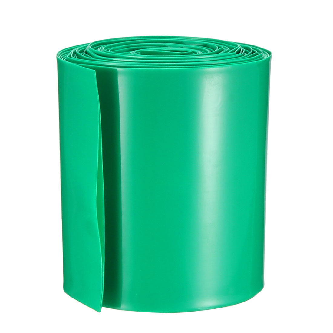 uxcell Uxcell PVC Heat Shrink Tubing 65mm Flat Width Heat Shrink Wrap Tube for AA Power Supplies 5 Meters Length, Green