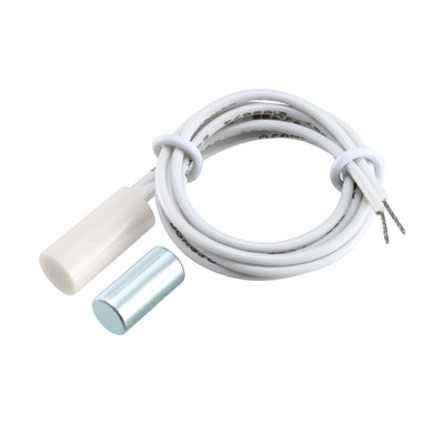 Harfington Uxcell HC-34A NC Recessed Wired  Window Gate Contact Sensor Alarm Magnetic Reed  White