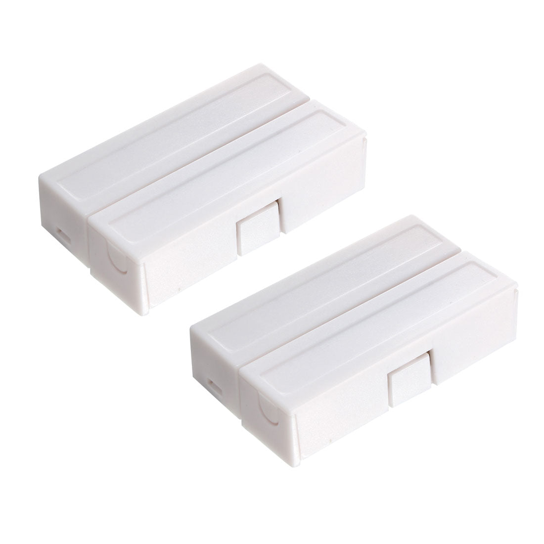 uxcell Uxcell 2pcs MC-51 Surface Mount Wired NC Door Contact Sensor Alarm Magnetic Reed Switch White