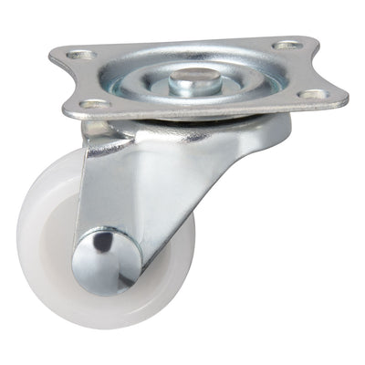 Harfington Uxcell 2 Inch Swivel Caster Wheels PP 360 Degree Top Plate Mounted Caster Wheel 66lb Capacity 4 Pcs