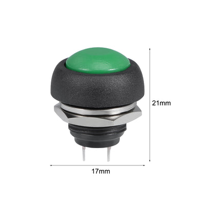 Harfington Uxcell Momentary Push Button Switches Round Flat Button