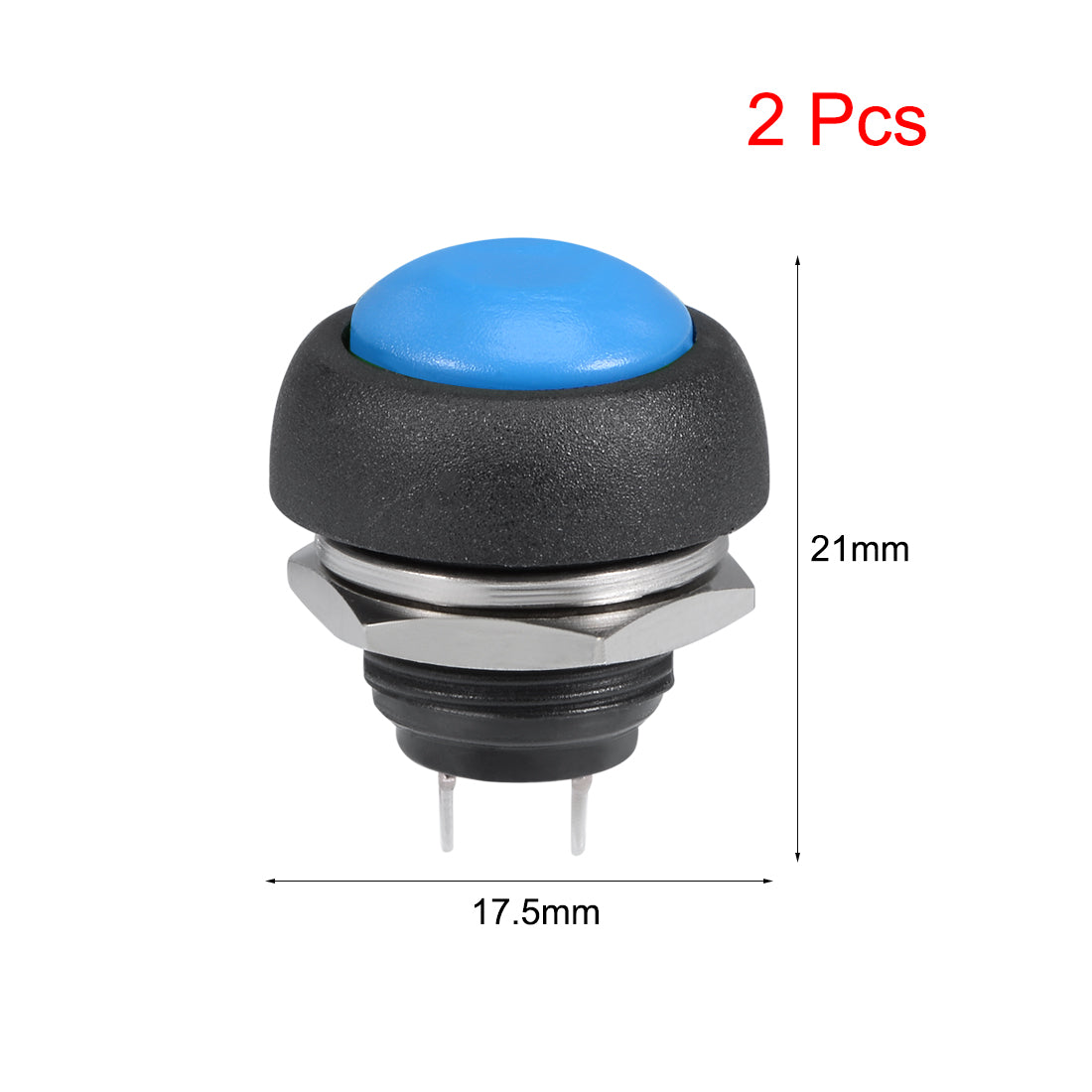 uxcell Uxcell Momentary Push Button Switch Round Button Switch