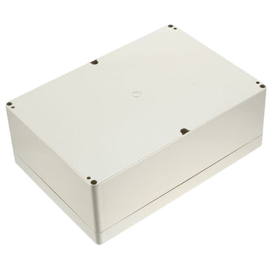 Harfington Uxcell 260*185*95mm Electronic Waterproof IP65 Sealed ABS Plastic DIY Junction Box Enclosure Case Gray