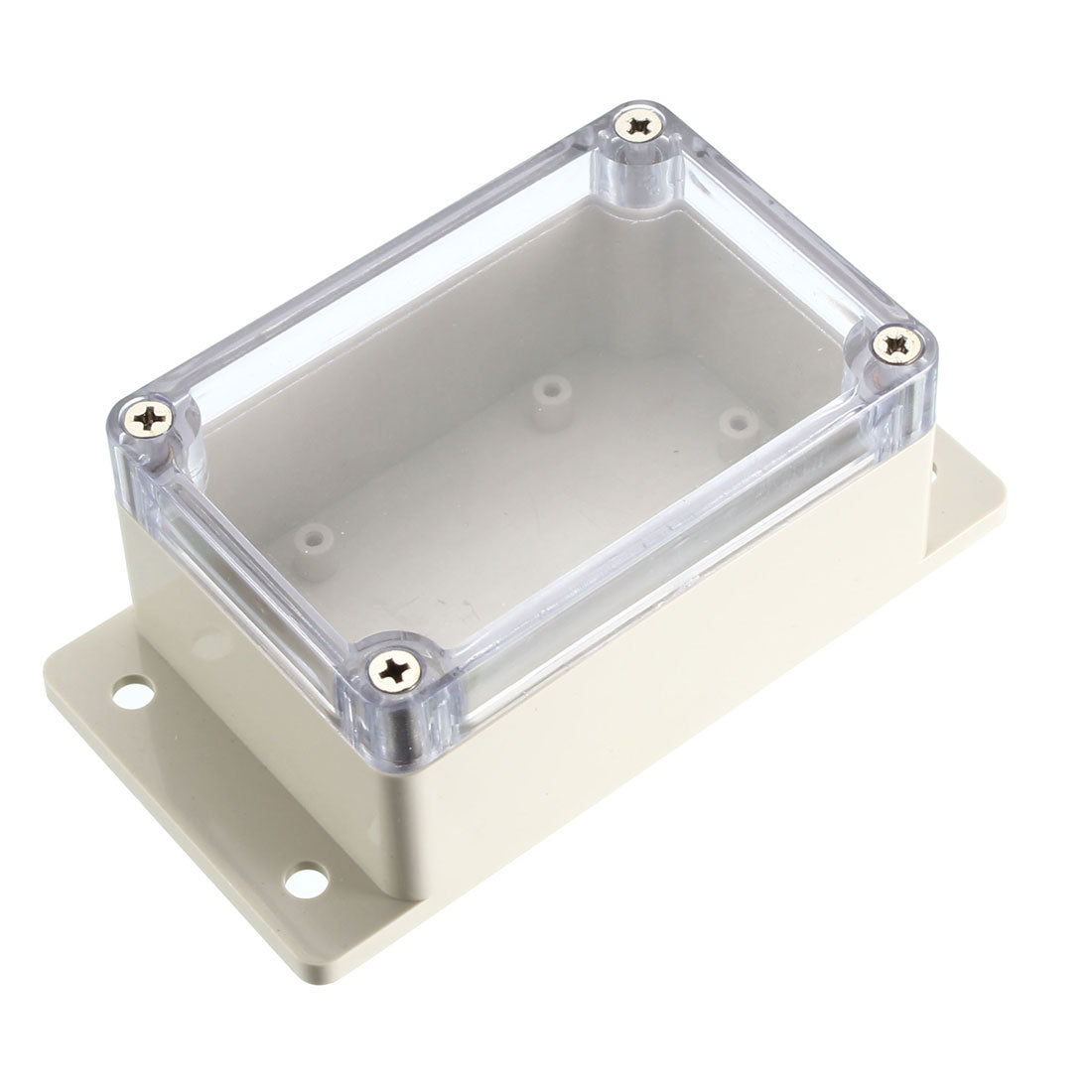 uxcell Uxcell 132*68.5*50mm Electronic Waterproof IP65 Sealed ABS Plastic DIY Junction Box Enclosure Case Clear