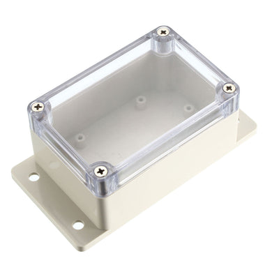 Harfington Uxcell 132*68.5*50mm Electronic Waterproof IP65 Sealed ABS Plastic DIY Junction Box Enclosure Case Clear