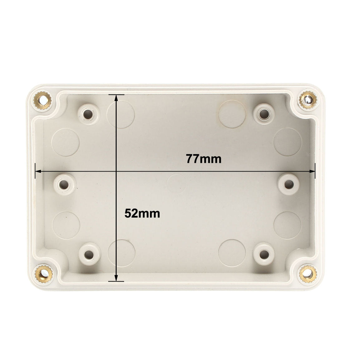 uxcell Uxcell 83*58*33mm Electronic Waterproof IP65 Sealed ABS Plastic DIY Junction Box Enclosure Case Clear