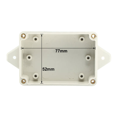 Harfington Uxcell 118*60*32mm Electronic Waterproof IP65 Sealed ABS Plastic DIY Junction Box Enclosure Case Clear