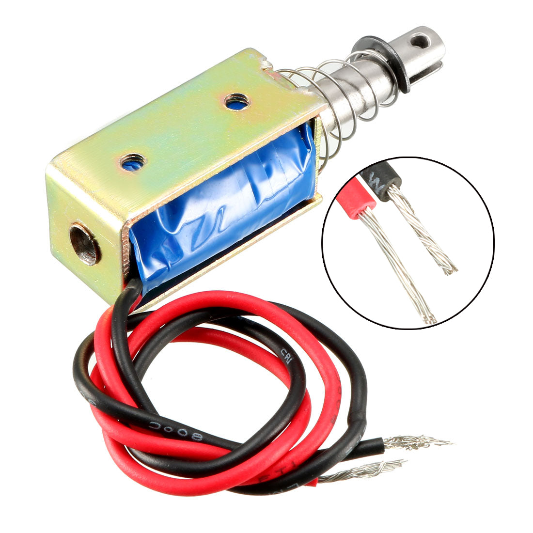 uxcell Uxcell JF-0530 DC 6V 300mA 5N 10mm Pull Type Open Frame Linear Motion Solenoid Electromagnet