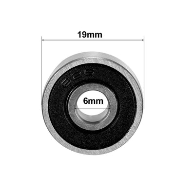 Harfington Deep Groove Ball Bearing,Double Sealed Chrome Steel Bearings