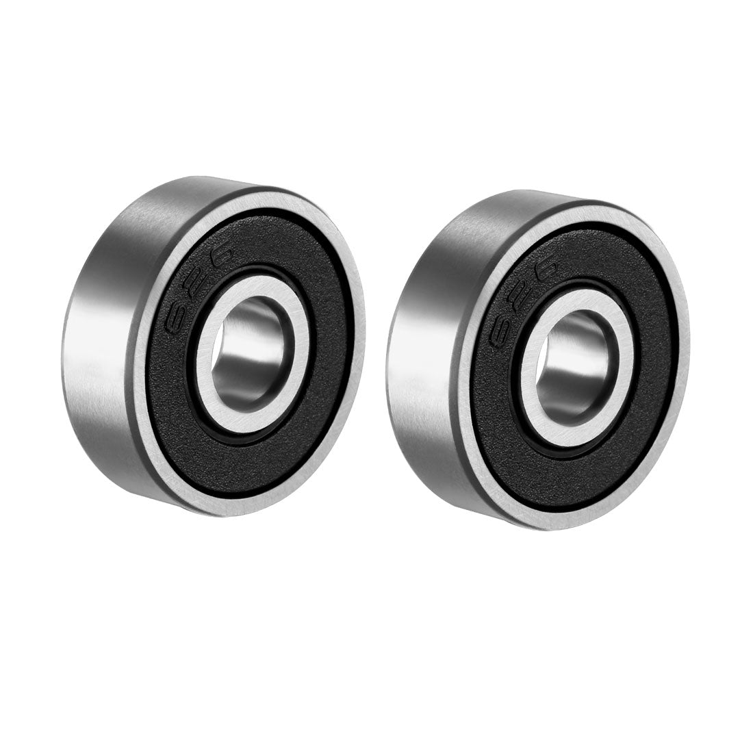 uxcell Uxcell Deep Groove Ball Bearings Z2 Double Sealed Chrome Steel Roller