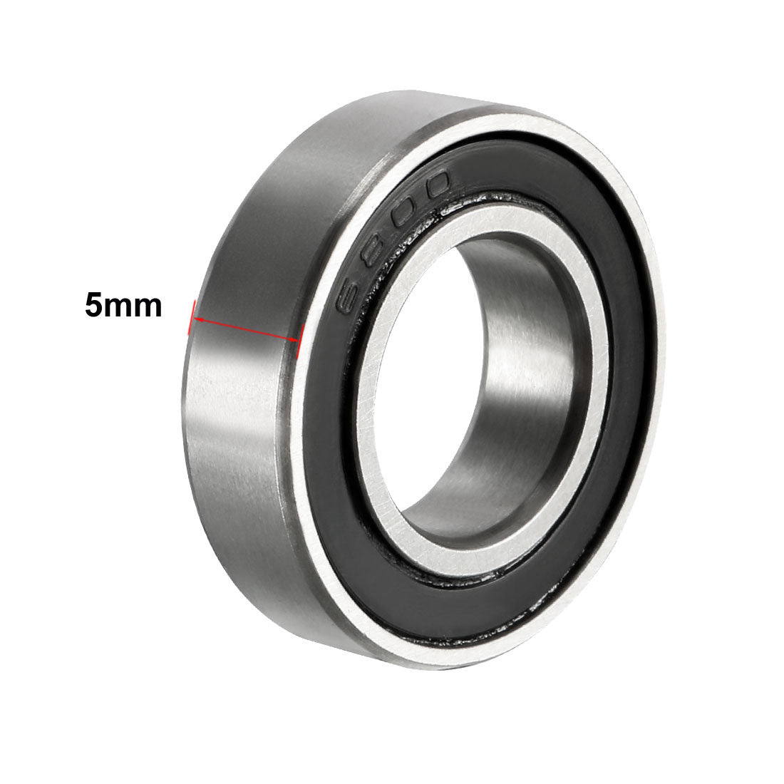 uxcell Uxcell Deep Groove Ball Bearings Metric Double Seal Carbon Steel Z1