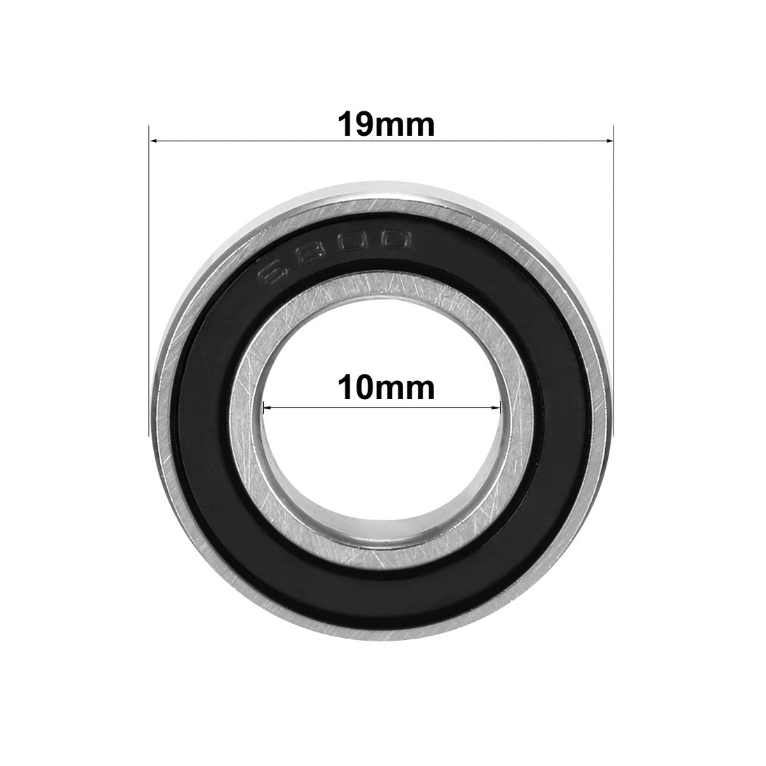 uxcell Uxcell Deep Groove Ball Bearings Metric Double Seal Carbon Steel Z1