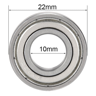 Harfington Deep Groove Ball Bearing Single Shield Chrome Steel