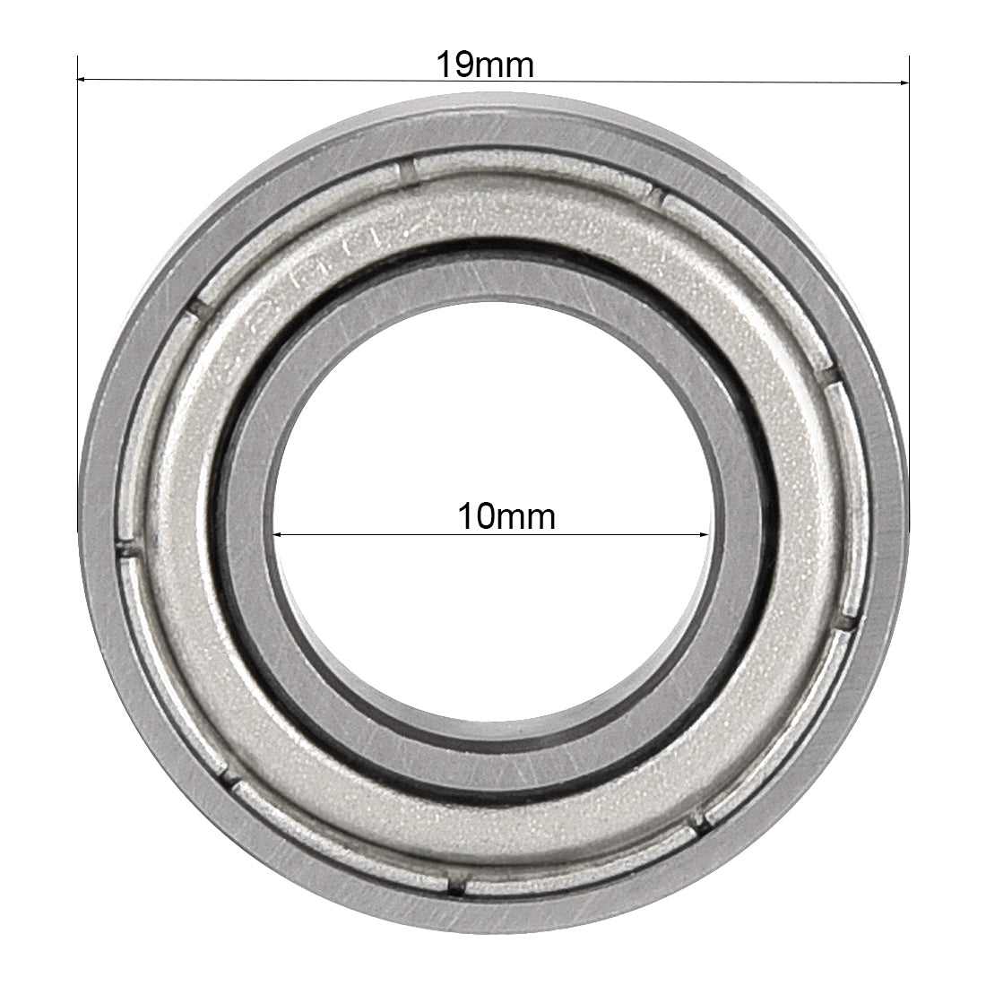 uxcell Uxcell Deep Groove Ball Bearings Thin Section Single Shielded Chrome Steel