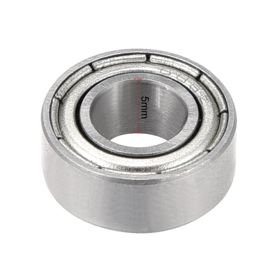 Harfington Uxcell Deep Groove Ball Bearing 686ZZ Double Shield, 6mm x 13mm x 5mm Chrome Bearings 10pcs