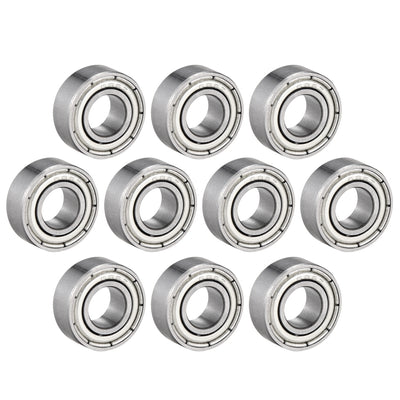 Harfington Uxcell Deep Groove Ball Bearing 686ZZ Double Shield, 6mm x 13mm x 5mm Chrome Bearings 10pcs