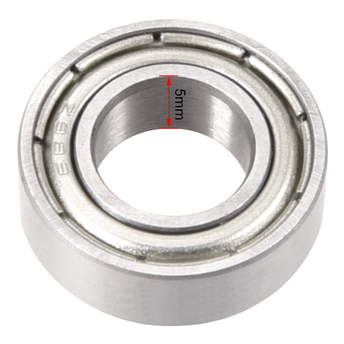 uxcell Uxcell Deep Groove Ball Bearing 688ZZ Double Shield, 8mm x 16mm x 5mm Chrome Steel Bearings