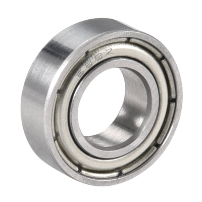 Harfington Uxcell Deep Groove Ball Bearing 688ZZ Double Shield, 8mm x 16mm x 5mm Chrome Steel Bearings