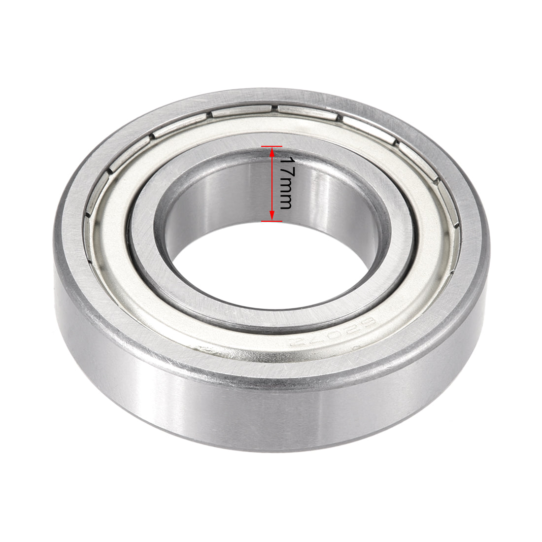 uxcell Uxcell Deep Groove Ball Bearings Double Shielded Chrome Steel