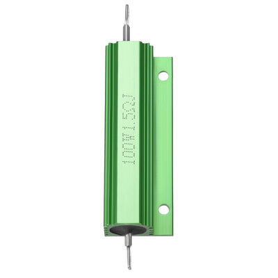 Harfington Uxcell Aluminum Case Resistor 100W 1.5 Ohm Wirewound Green for LED Replacement Converter 100W 1.5RJ