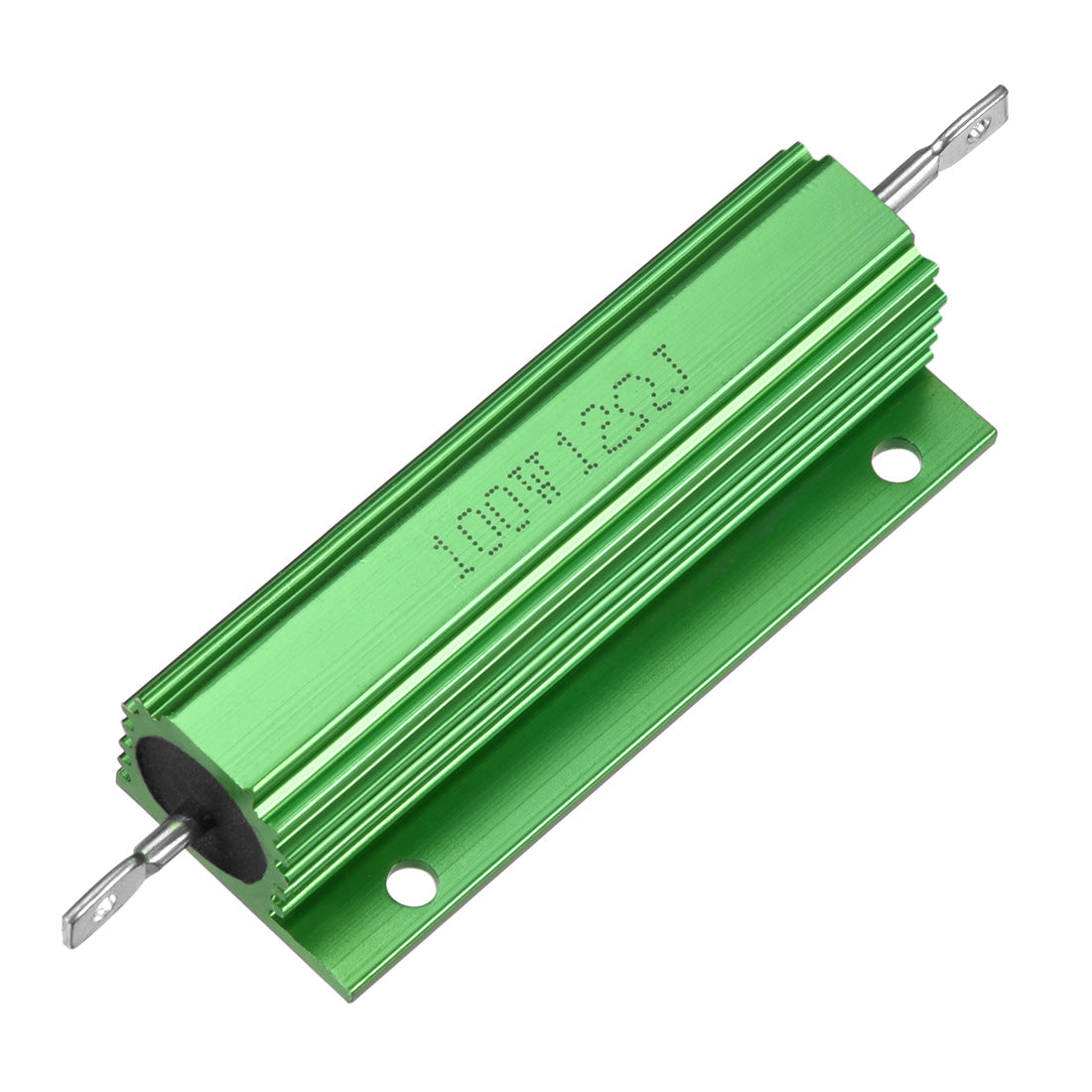 uxcell Uxcell Aluminum Case Resistor 100W 12 Ohm Wirewound Green for LED Replacement Converter 100W 12RJ