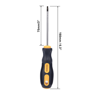 Harfington Torx Screwdriver, Security Magnetic Star Screw Driver with CR-V Steel Shaft