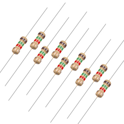 Harfington Uxcell 1/4 Watt 1.5K Ohm Carbon Film Resistors 5% Tolerances 0.25W 100pcs 4 Color Band