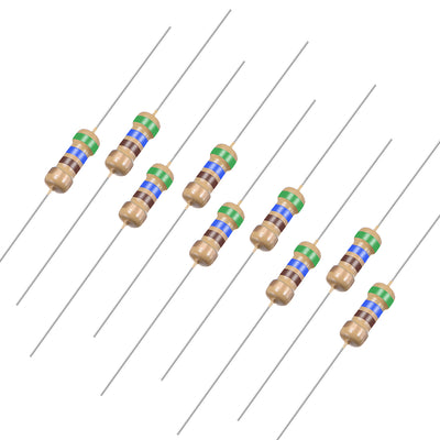 Harfington Uxcell 1/4 Watt 560 Ohm Carbon Film Resistors 5% Tolerances 0.25W 100pcs 4 Color Band