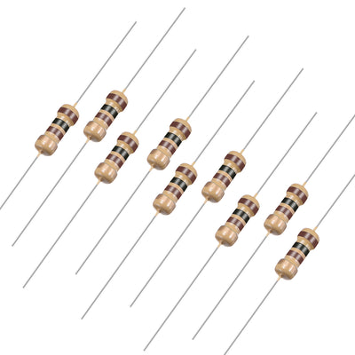 Harfington Uxcell 1/4 Watt 100 Ohm Carbon Film Resistors 5% Tolerances 0.25W 100pcs 4 Color Band