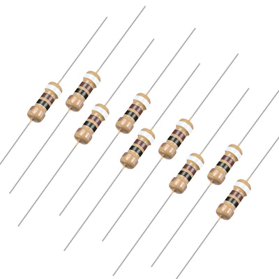 Harfington Uxcell 1/4 Watt 91 Ohm Carbon Film Resistors 5% Tolerances 0.25W 100pcs 4 Color Band