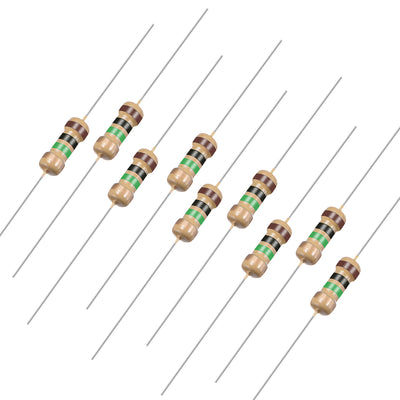 Harfington Uxcell 1/4 Watt 1M Ohm Carbon Film Resistors 5% Tolerances 0.25W 100pcs 4 Color Band