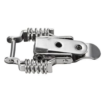 Harfington Uxcell 304 Stainless Steel Spring Loaded Toggle Latch Catch Clamp 68mm