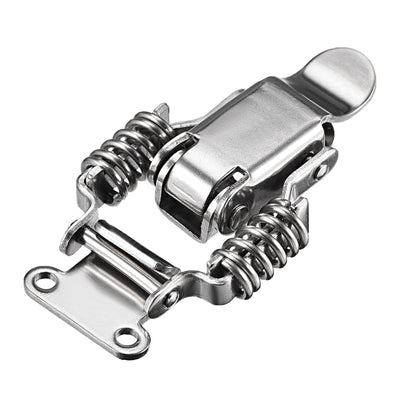 Harfington Uxcell 304 Stainless Steel Spring Loaded Toggle Latch Catch Clamp 68mm