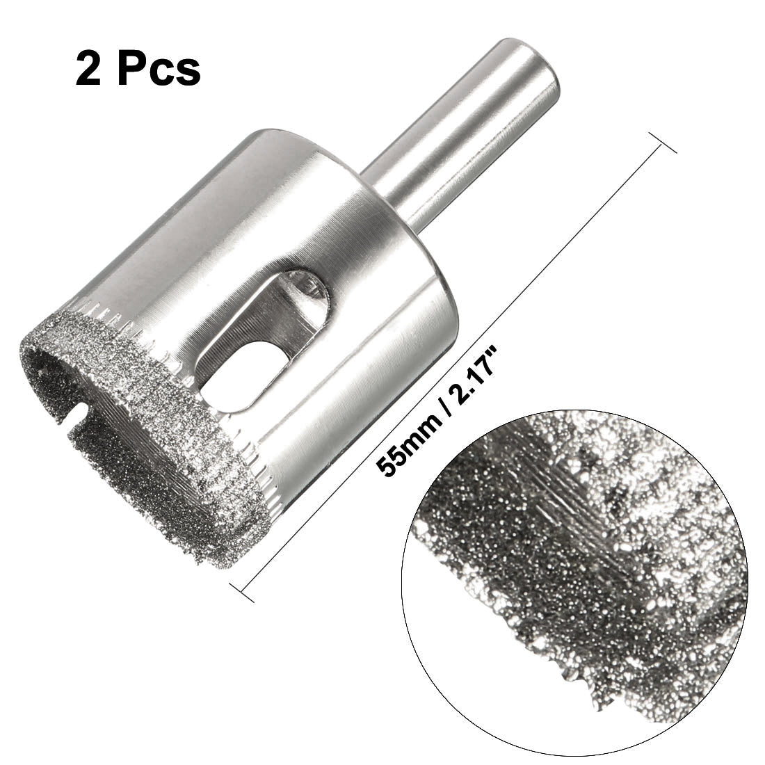 uxcell Uxcell Diamond Drill Bit Hole Saw for Tile Glass Marble Granite Fiberglass Ceramic Tool