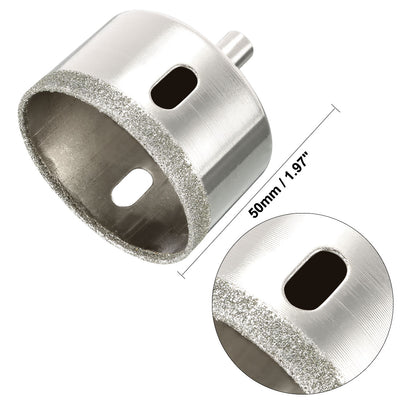 Harfington Uxcell Diamond Drill Bit Hole Saws for Tile Glass Marble Granite Fiberglass Ceramic Tool