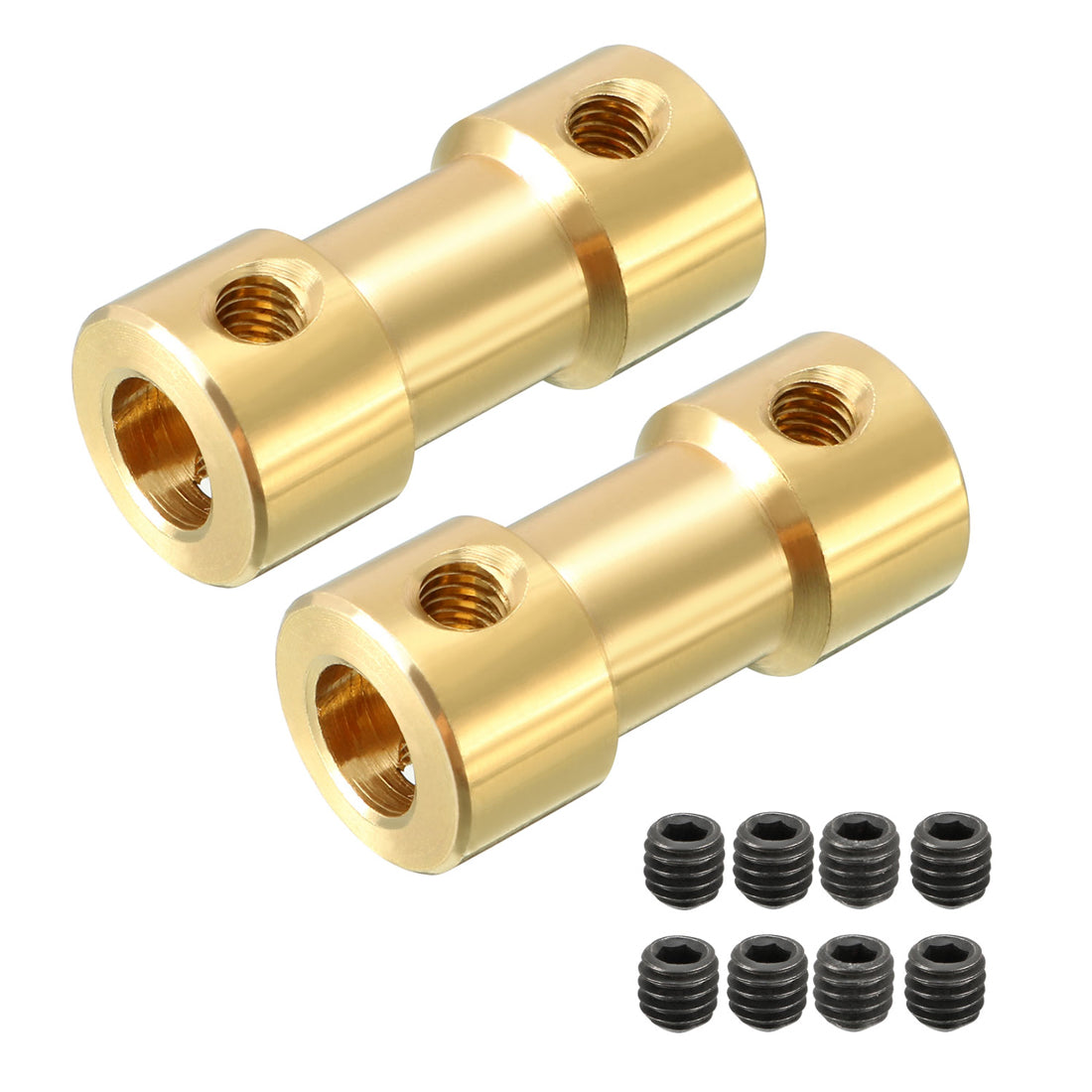 uxcell Uxcell 2pcs Shaft  2.3mm x 4mm Connector Adapter for RC Airplane Boat Motor L20XD9