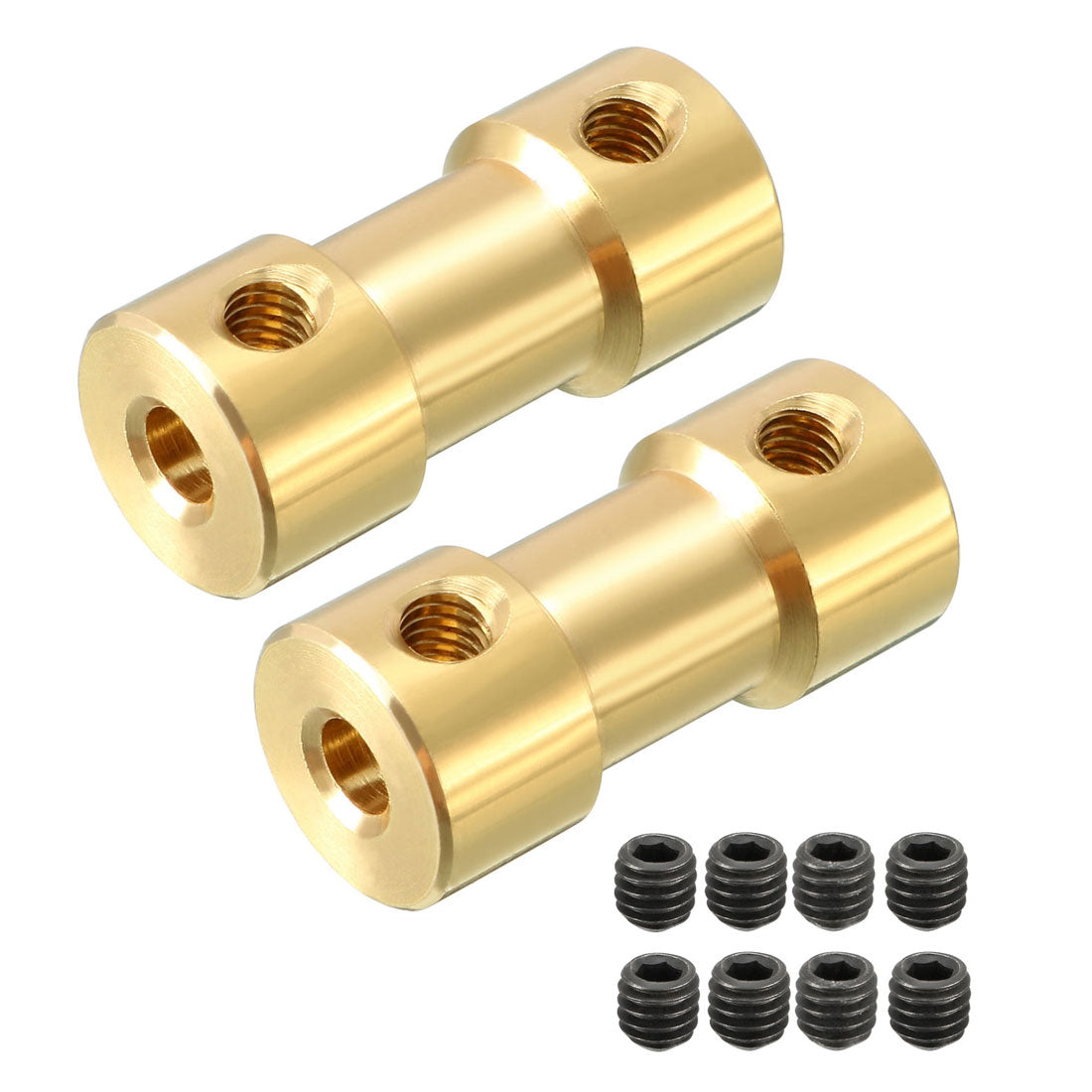 uxcell Uxcell 2pcs Shaft  3mm x 3mm Connector Adapter for RC Airplane Boat Motor L20XD9