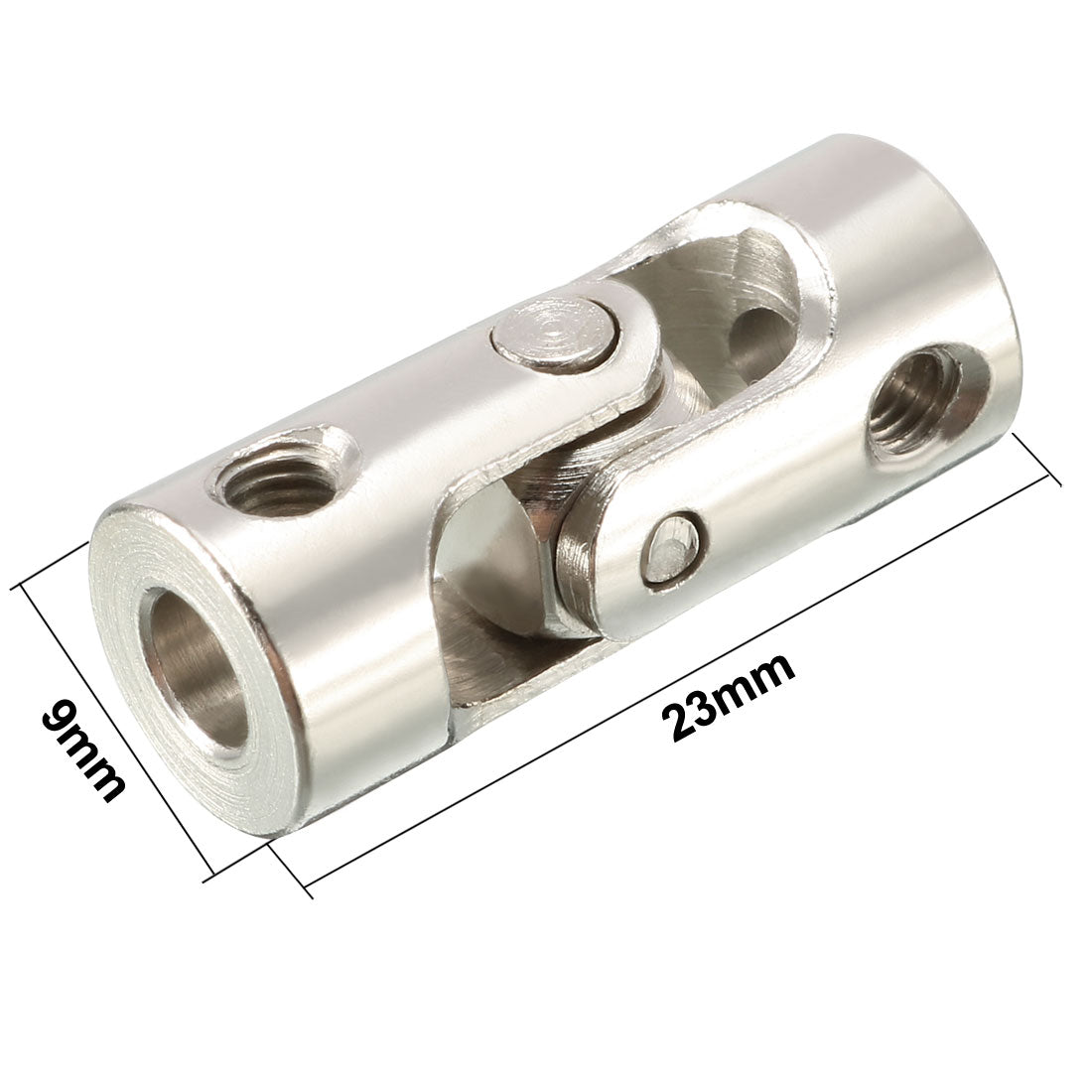 uxcell Uxcell 4mm to 4mm Inner Dia Rotatable Universal Steering Shaft U Joint Coupler L23XD9