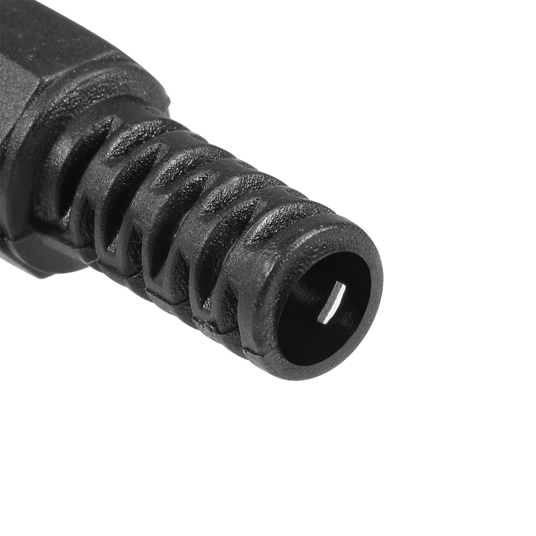 uxcell Uxcell 20Pcs DC Male Connector 3.5mm x 1.1mm Power Cable Jack Adapter Black