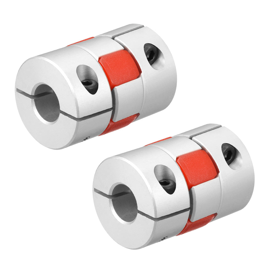 uxcell Uxcell 2pcs Shaft Coupling 10mm to 10mm Bore L35xD25 Flexible  Joint for Servo Stepped Motor