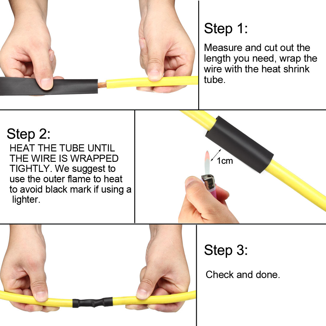 uxcell Uxcell Heat Shrink Tube 2:1 Electrical Insulation Tube Wire Cable Tubing Sleeving Wrap Blue 15mm Diameter 5m Long