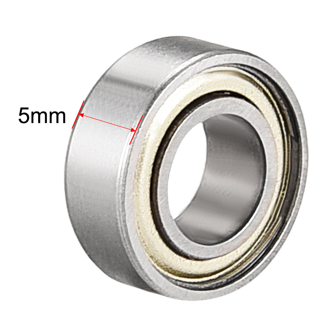 uxcell Uxcell Deep Groove Ball Bearings Metric Double Shield Carbon Steel