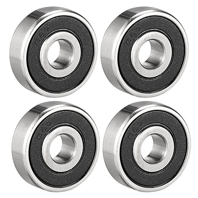 Harfington Uxcell Deep Groove Ball Bearings Metric Double Sealed Chrome Steel Z1