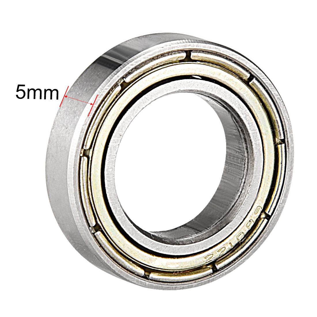 uxcell Uxcell Deep Groove Ball Bearings Metric Double Shield Carbon Steel Z1