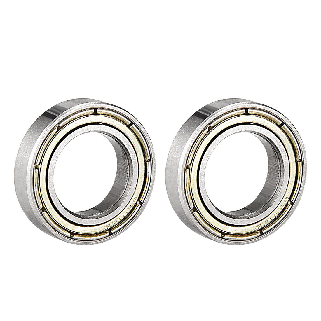 uxcell Uxcell Deep Groove Ball Bearings Metric Double Shield Carbon Steel Z1