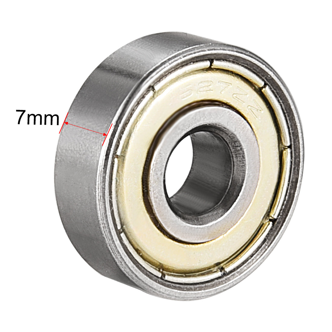 uxcell Uxcell Deep Groove Ball Bearings Metric Double Shielded Carbon Steel Bearings