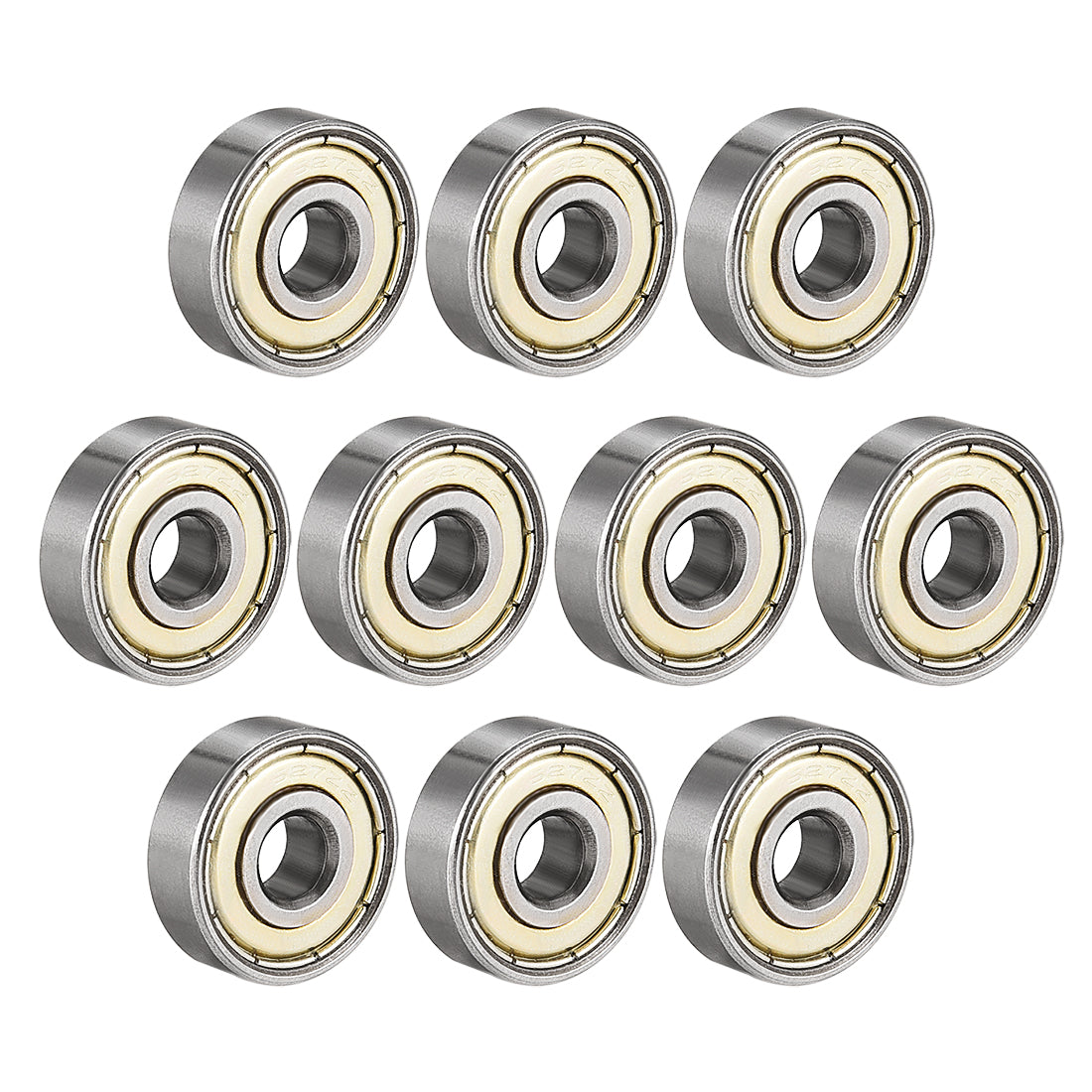 uxcell Uxcell Deep Groove Ball Bearings Metric Double Shielded Carbon Steel Bearings