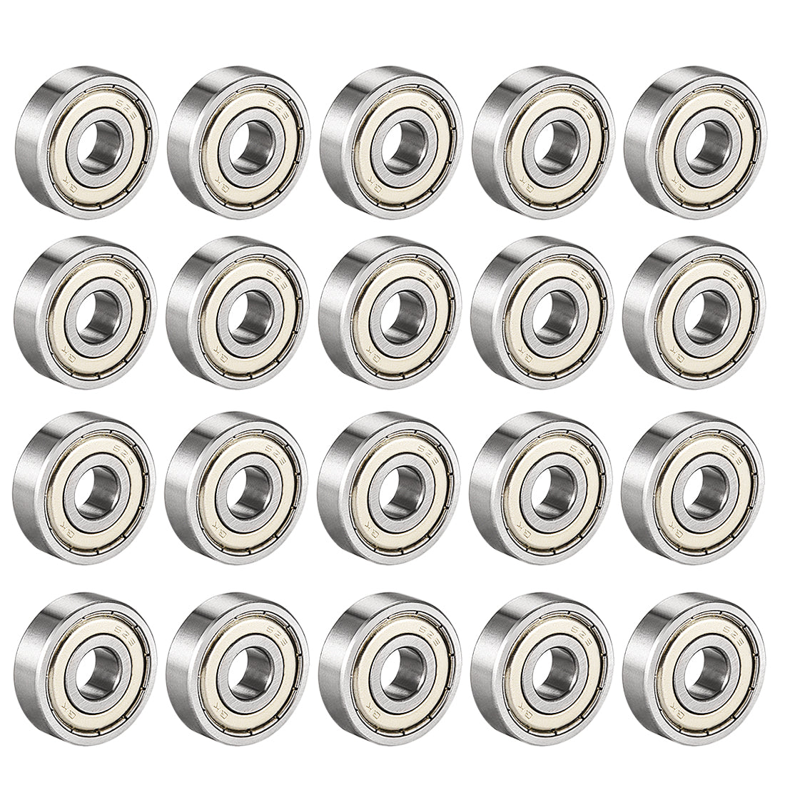 uxcell Uxcell Deep Groove Ball Bearing Metric Double Shielded Chrome Steel P0 Z1